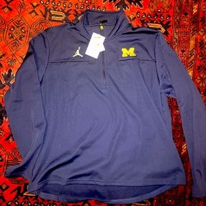 XL Michigan Dri-Fit Quarter Zip